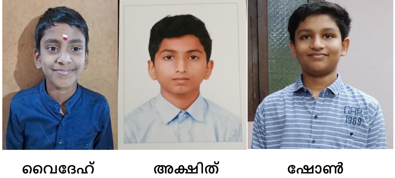അബാക്കസ് ചാമ്പ്യൻഷിപ്പിൽ ലെവൽ - 0 ലെ റാങ്ക് ജേതാക്കൾ